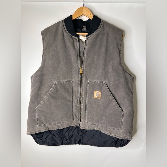Carhartt Other - Vintage Carhartt Men’s Vest Size XLarge Regular Distressed Gray